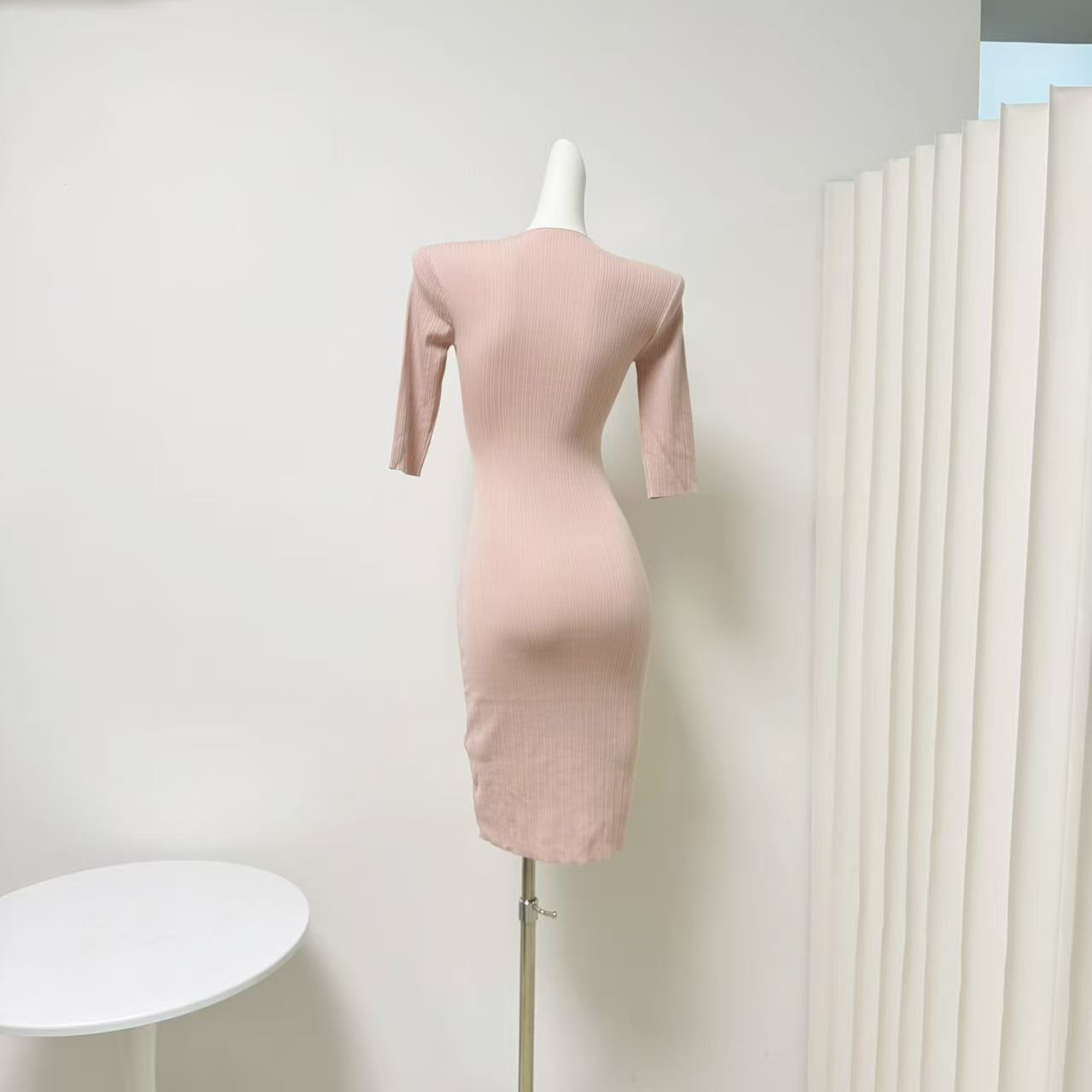 Women's Knit Dress Short Sleeve Lady Style Daily Summer 2026 - Image 5