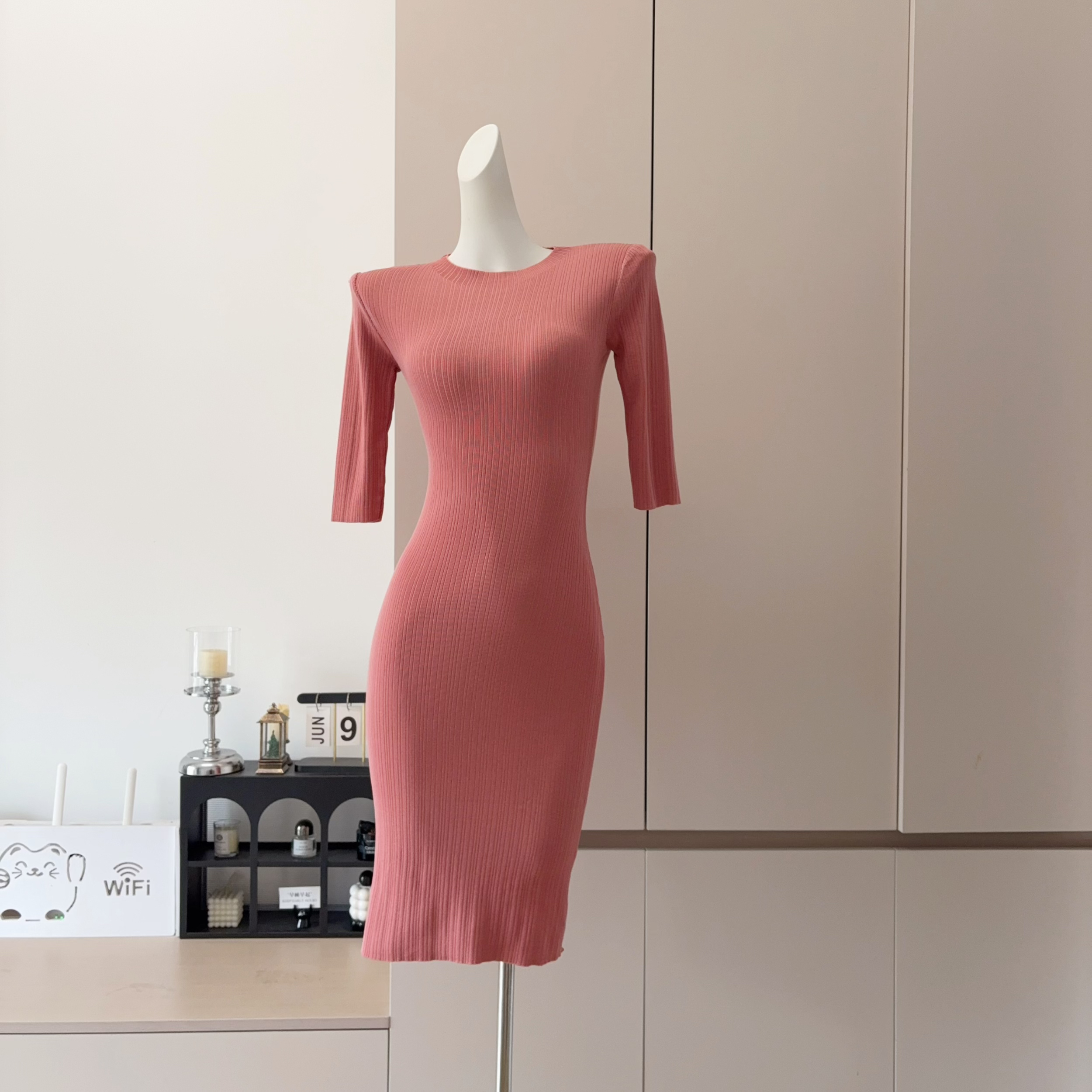 Women's Knit Dress Short Sleeve Lady Style Daily Summer 2026